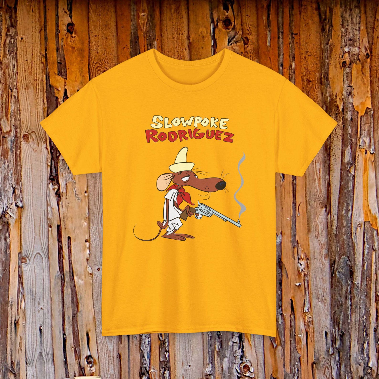 Slowpoke Rodriguez Cartoon Tee | Retro Mouse Graphic Shirt M