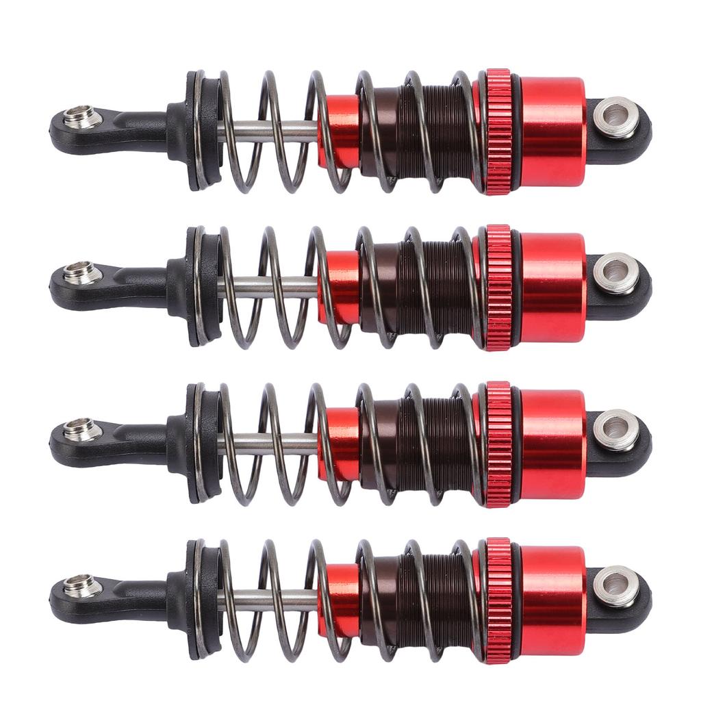 4Pcs RC Shock Absorber Aluminum Alloy Lightweight 1 10 Remote Control Cars RC Shock Damper 70mm Red