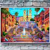 2000/1000/1314/520pcs Jigsaw Puzzle - Family Fun Adult Puzzle with Vibrant Cityscape Design, Portable Cuboid DIY Art Decor, Hi