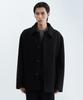 Daily Half Balmacaan Coat [Black]