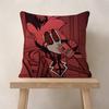 Anime H-Hazbin H-Hotel Kissenbezug Auto Überwurfskissenbezug für Sofa Auto Weihnachtsgeschenk