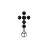 Crystals Star Dangled Belly Button Rings Stainless Steel Dainsty Zircon Navel Ring Belly Piercing Body Jewelries