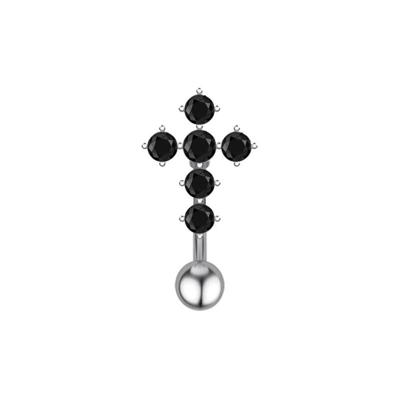 Crystals Star Dangled Belly Button Rings Stainless Steel Dainsty Zircon Navel Ring Belly Piercing Body Jewelries