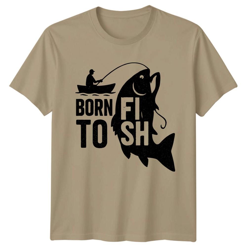 Born To Fish Hobbies Unisexs TShirt Fishing Graphic Tee S
