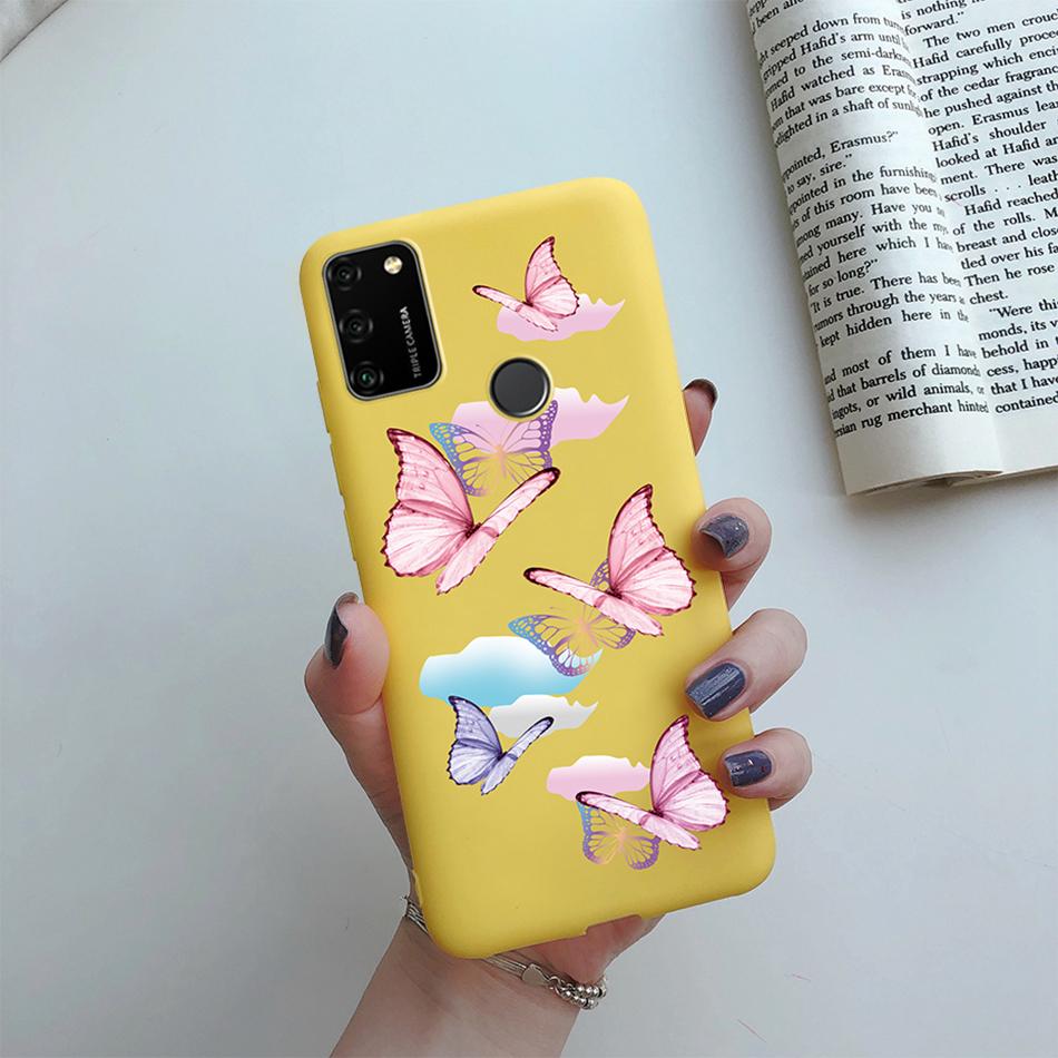 For Huawei Honor 9A Case 2020 Silicon Cover Soft Bumper Coque For Huawei Honor 9A Phone Cases MOA-LX9N Honor9A Love Heart Funda