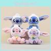 Portachiavi Peluche Stitch Con Imbottitura in Cotone PP Per Regalo e Collezionismo