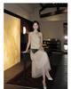 2026 Sommer A-Linien-Ärmelloses Kleid im chinesischen Stil mit Stickerei - P0150