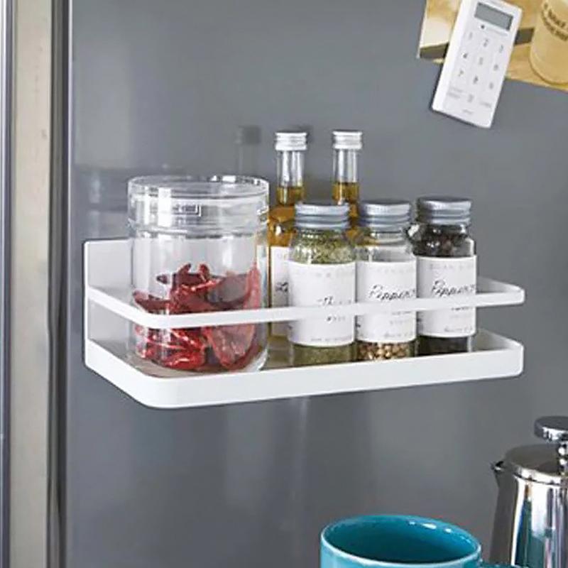 Carbon Steel Magnetic Storage Shelf Kitchen Refrigerator Storage Rack