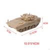1/72 Armored Tank Model DIY Assembling Puzzles Building Kits for Gift Collection Table