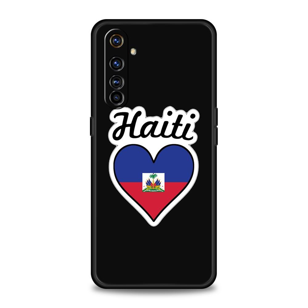 Phone Case For Realme 12 11 10 9 8 5G 7 6 GT5 GT3 GT2 Pro Plus C21 C11 C25 C35 For GT Neo 2 3 3T 5 Cover shipping Haiti Flag