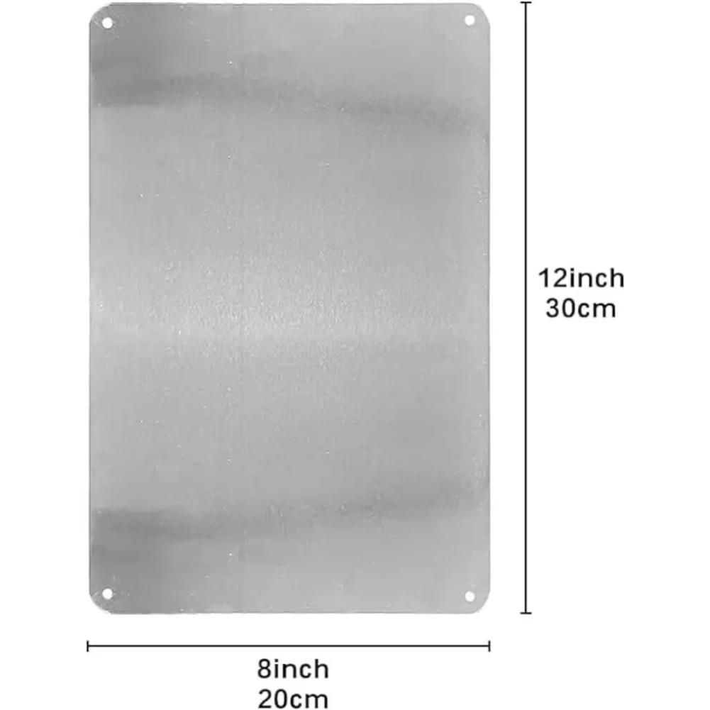 Vintage Elektrizitätssymbole Metallschild 1 Stück - Wissensdiagramm Poster Blech, Perfektes Geschenk für Elektriker & Man Cave Dekoration