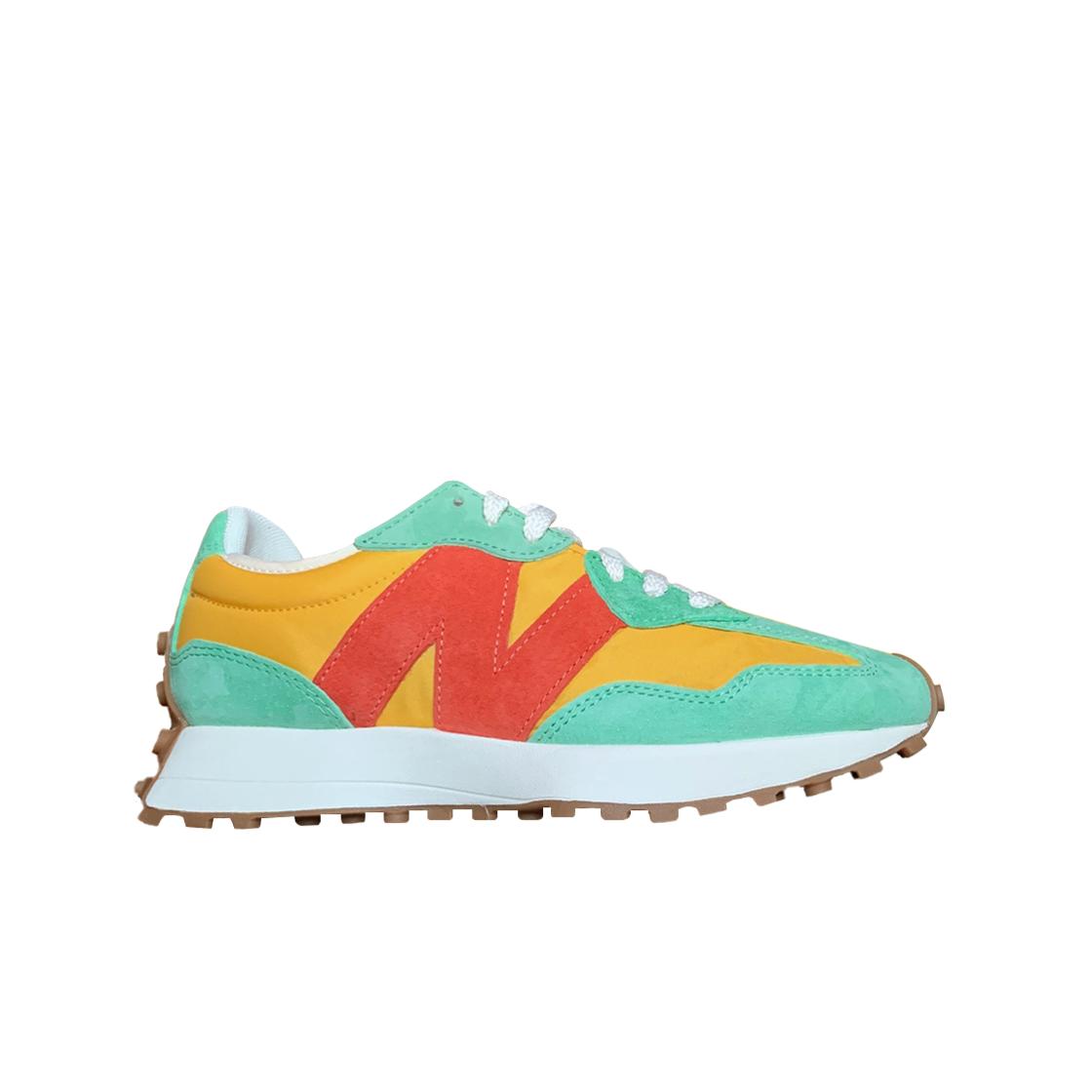 

New Balance X Size 327 Yellow Green Orange 255