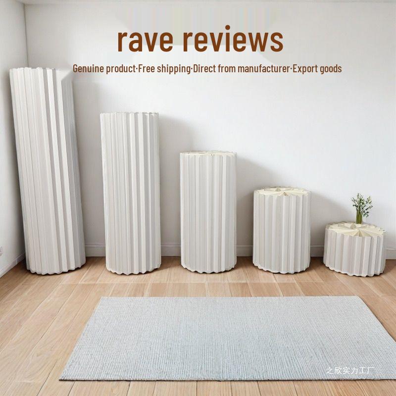 Foldable Roman Column Tabletop Display for Weddings, Birthdays, and Window Decorations