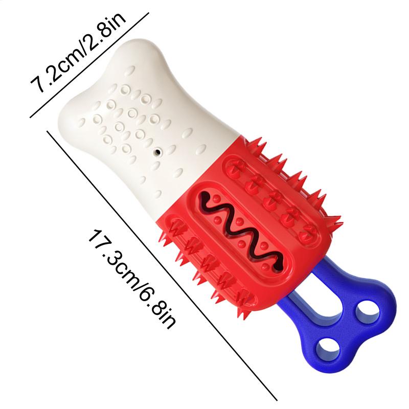 Aggressive Dog Chew Toys Puppy Teether Bite-Resistant Bone Shape Calming Teether Long-Lasting Safe For Small Large Breeds Indoor