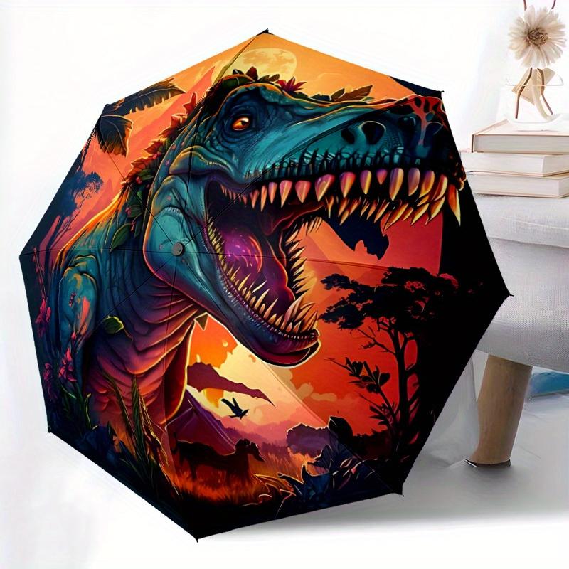 1pc Dinosaur Automatic Open/close, All-Season Portable Folding Umbrella for Friends, Travel, Everyday, Events yy250812145