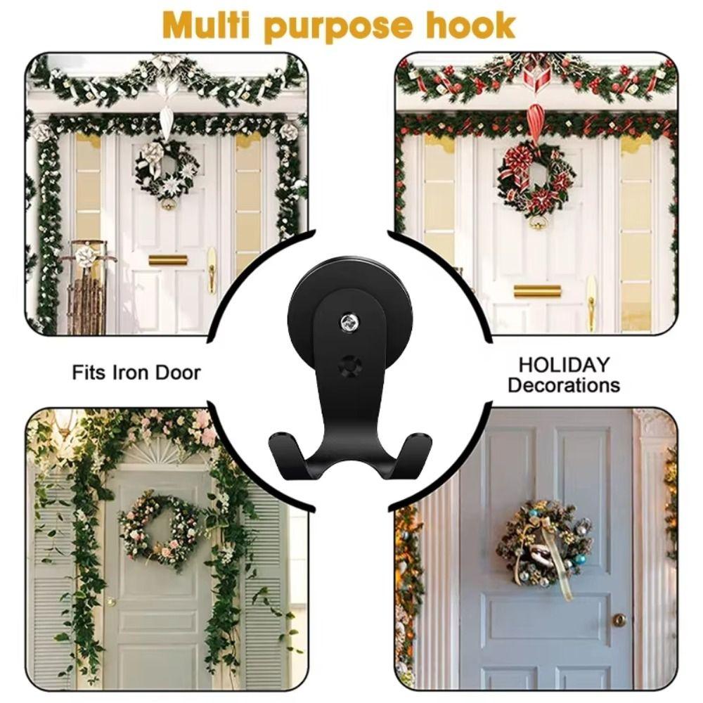 Doppelhaken-Design Kaffeemaschinen Magnetische Haken Platzsparend Rund Kaffeegriff Aufbewahrungsregal Edelstahl Aufbewahrungshaken