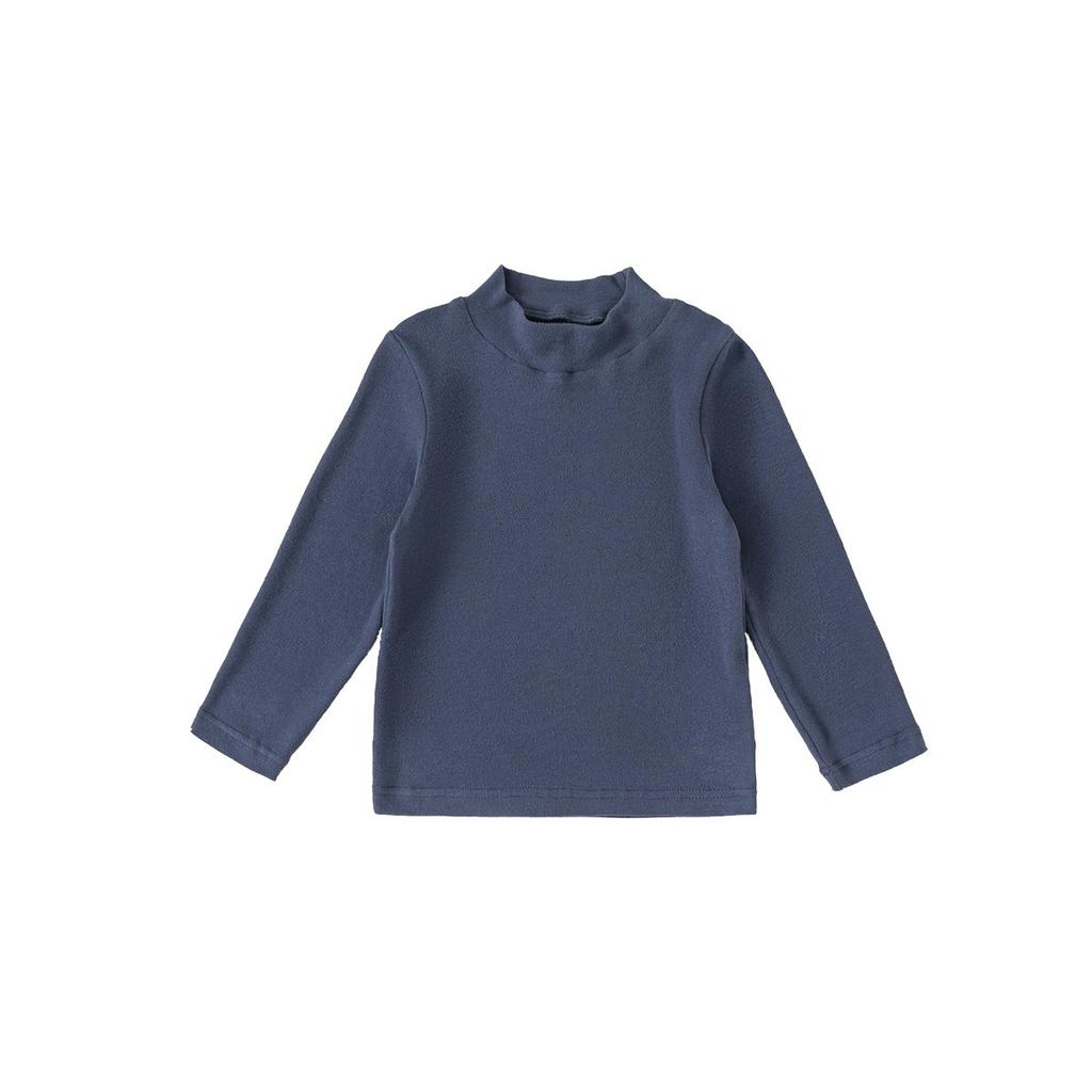 Children's Base Shirt for Spring and Autumn Styles, Long Sleeves and A Half High Collar Top, Children's Clothing, Baby's Multi-color Pullover Shirt