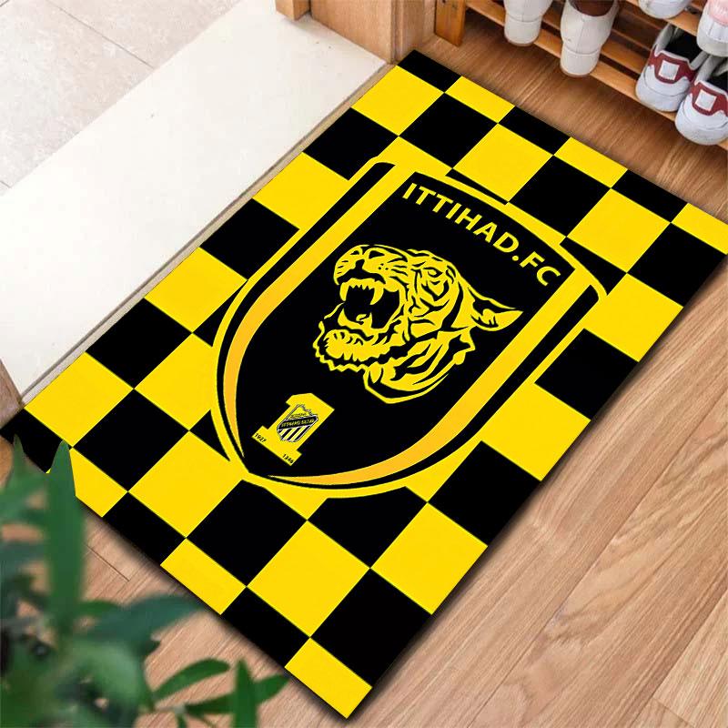 Al-Ittihad Club Carpet Rug for Living Room Bedroom Home Sofa Decoration,Kids play Non-slip Floor Mat