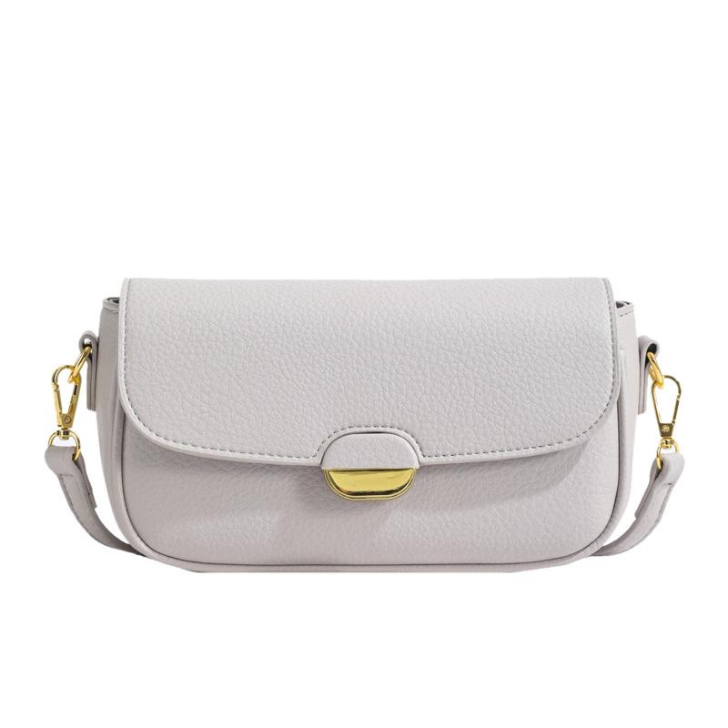 Underarm bag women's new texture women's casual shoulder messenger bag solid color fashion small square bag