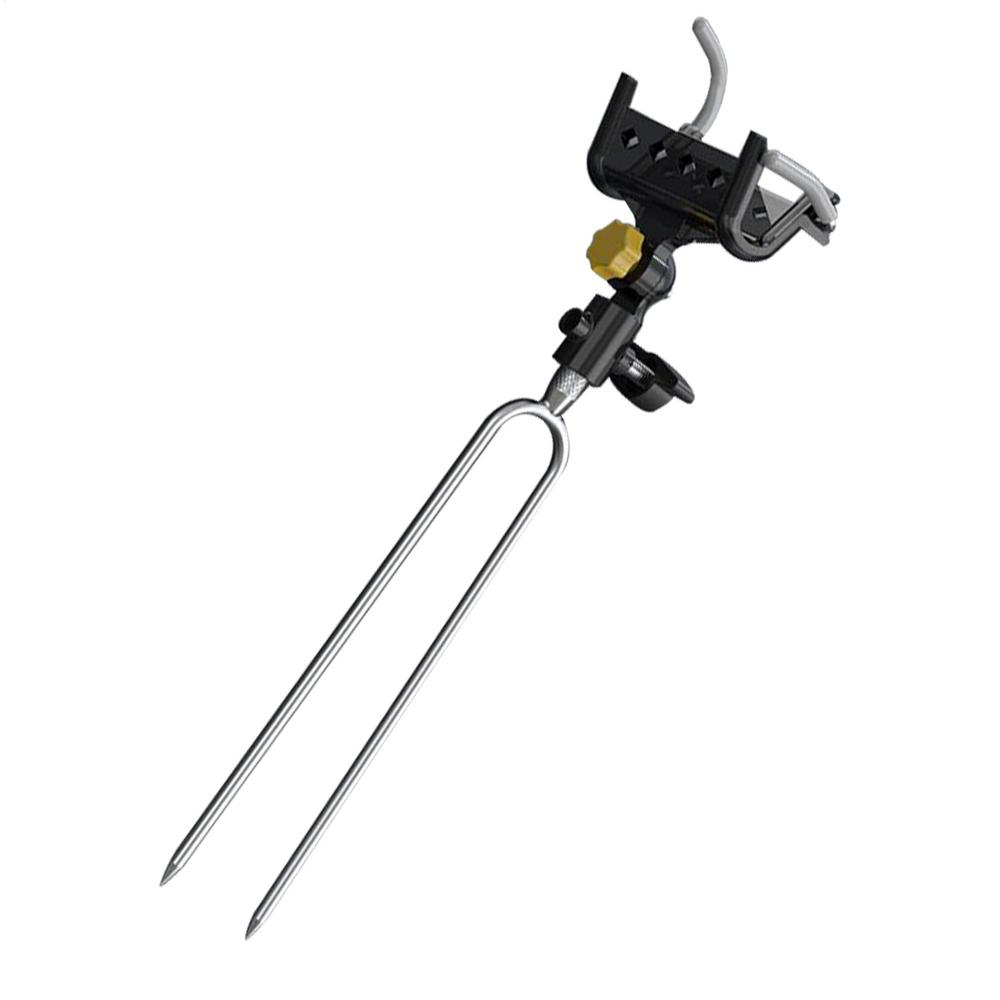 Ground Fishing Pole Holders 360 Degree Adjustable Fish Pole Stand Stable Lightweight Fishing Gear Equipment Stand For Outdoor