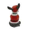 Christmas Santa Donkey Figurine Xmas Hat Donkey Resin Statue Sculpture Holiday Party Home Office Desktop Decoration Ornament