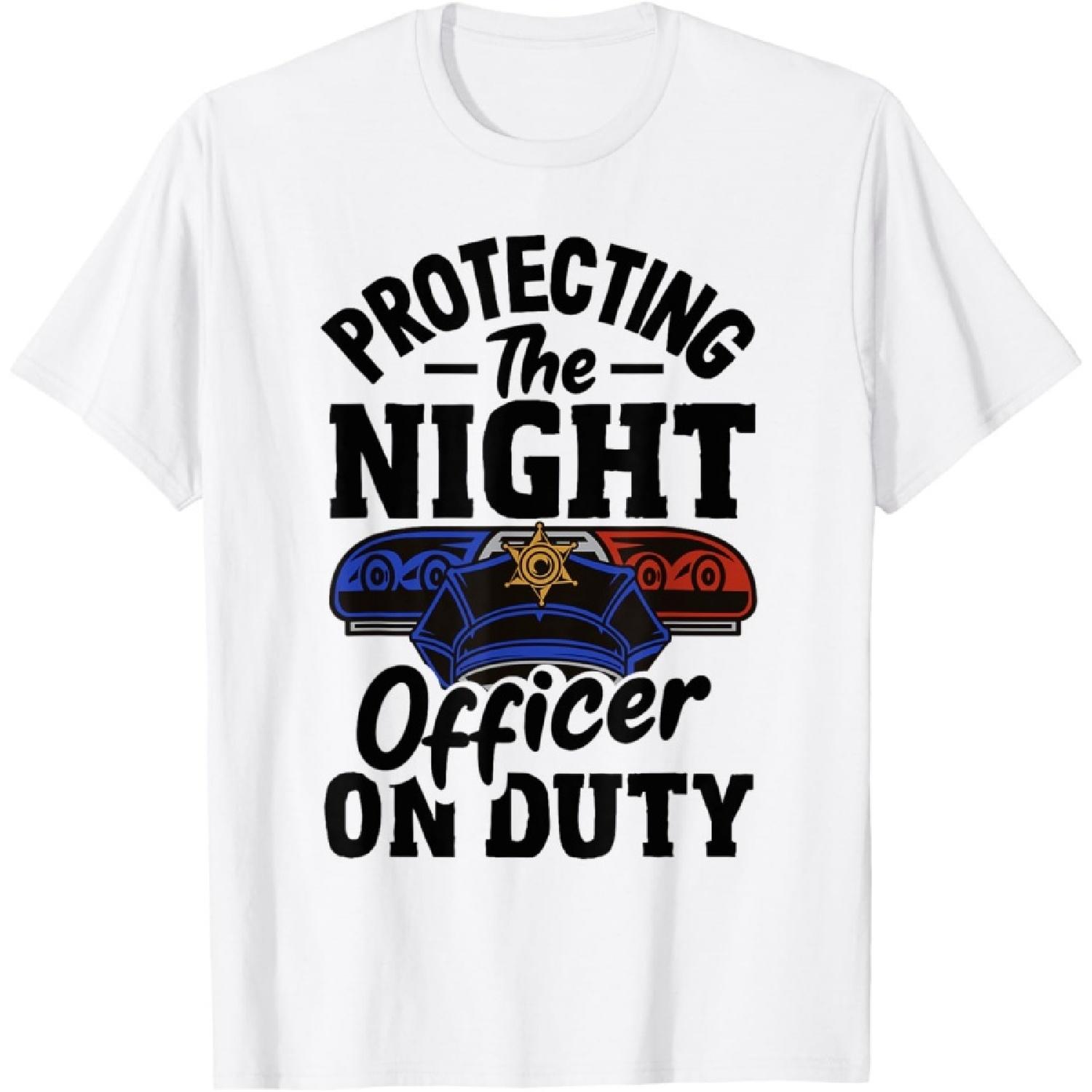 Футболка «Полицейский ночного патруля, подработка»(4) S