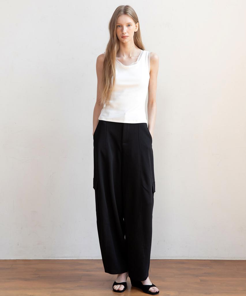 JMARKNEWYORK Pintuck Banded Pants_3Color