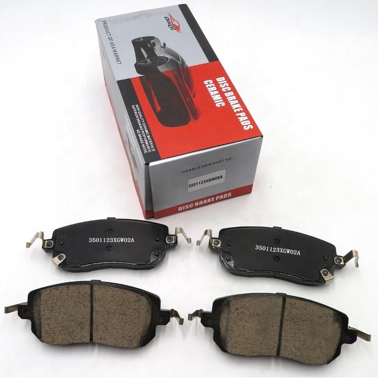 haval jolion front brake pads High quality Cermaic brake pads OE No.3501123XGW02A