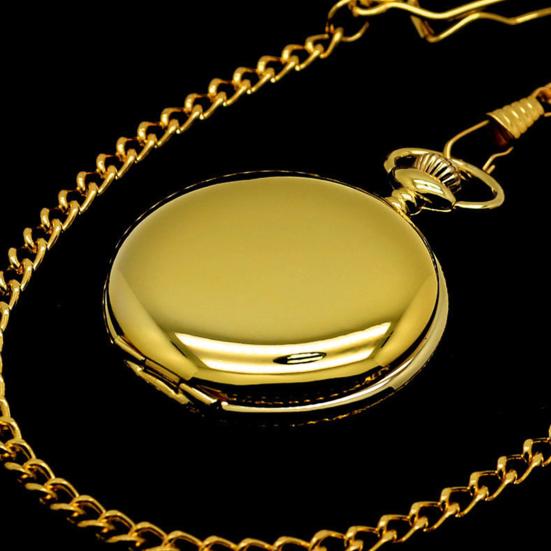 Pocket Watch Unisex Retro Alloy Smooth Vintage Pocket Watch for Daily Life