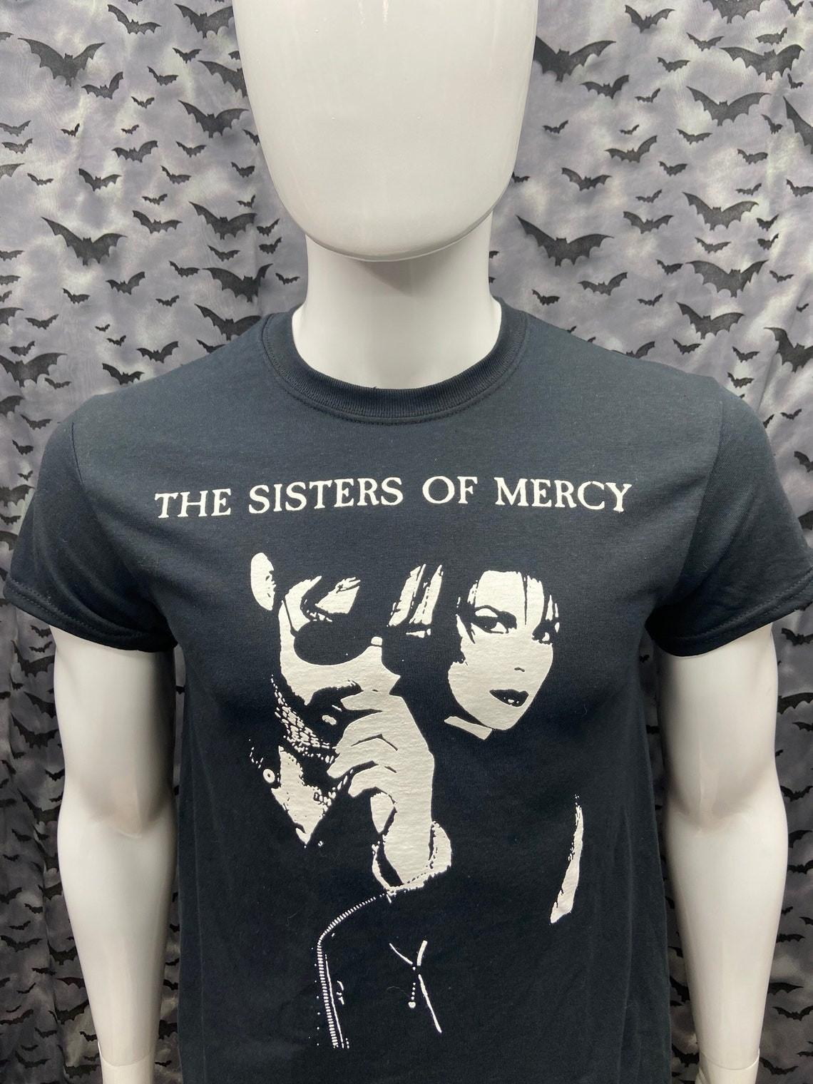 Sisters of Mercy Tshirt Gothic Deathrock Goth Post Punk, Unisex Tee XXXL