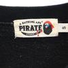 A BATHING APE PIRATE Long sleeve sweat trainer S black Men's Used