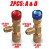Liquid Safety Valve R410A R22 Air Conditioning Refrigerant Tool 1/4 "Safety Adapter Air Conditioning Repair And Fluoride