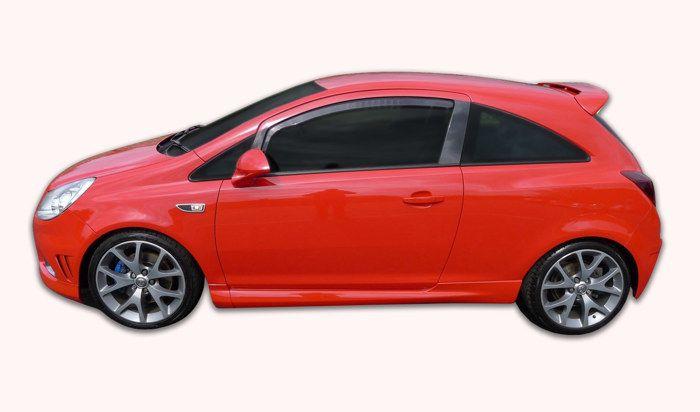 Déflecteurs d'air - SCOUTT - Opel Corsa D/E - Fumé - Acrylique renforcé - Installation facile