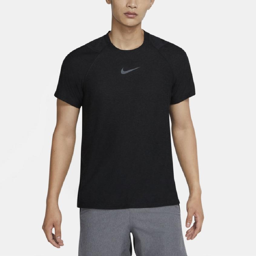 Nike Athletic Casual Breathable Crew Neck Short Sleeve T-Shirt Men Tops Black CU4990-010