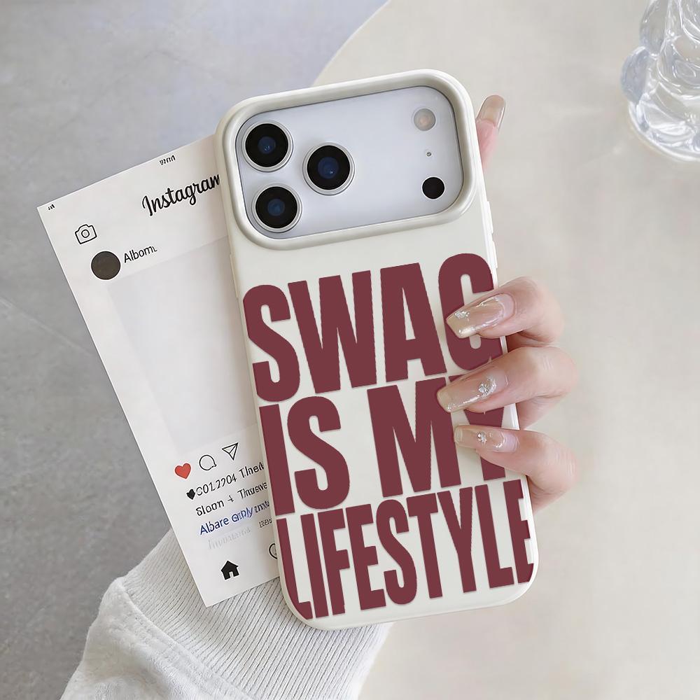 Hot Sale Soft Tpu Phone Case For Iphone 12 13 17 Plus 11 15 16 14 Pro Max Case 17Air Swag Is My Lifestyle Popular Trend Cover