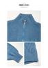 2026 Autumn/Winter Stand Collar Solid Color Cardigan Coat