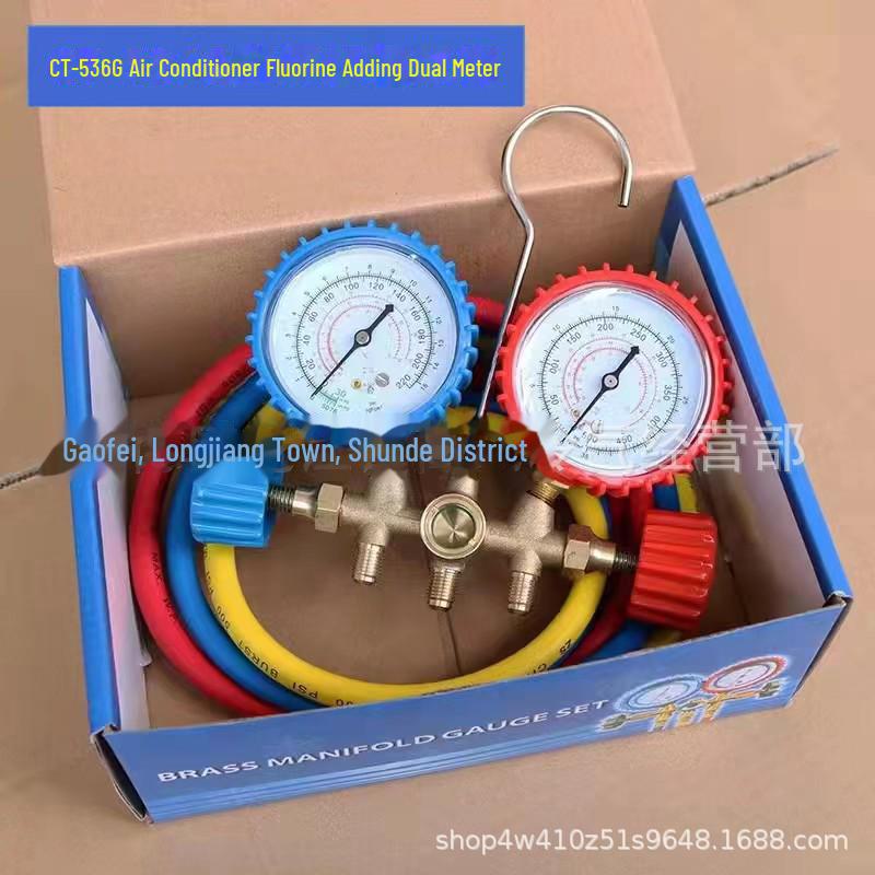 

Набор инструментов для автоматического манометра и клапана хладагента R134a