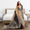Rosalia Lux  Warm Soft Blanket  Picnic Plush Bedding Throws Fluffy Home Decor Flannel Bedspread Sofa Bed Cover