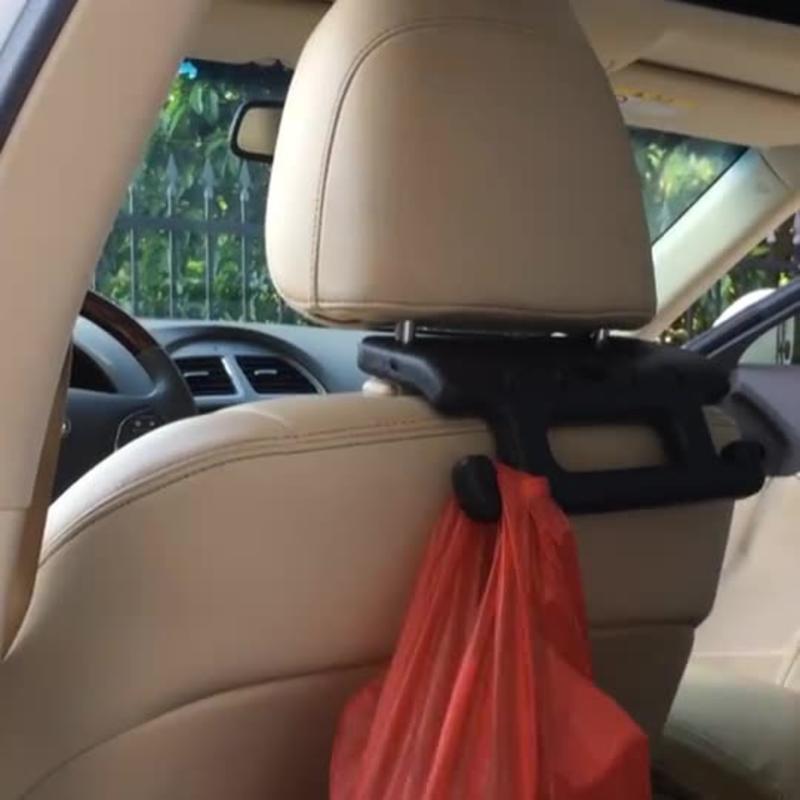 Car Seat Back Armrest Hooks - Safety Grab Handles &  Storage Hooks for Rear Seats, Interior Hand Hold Organizers