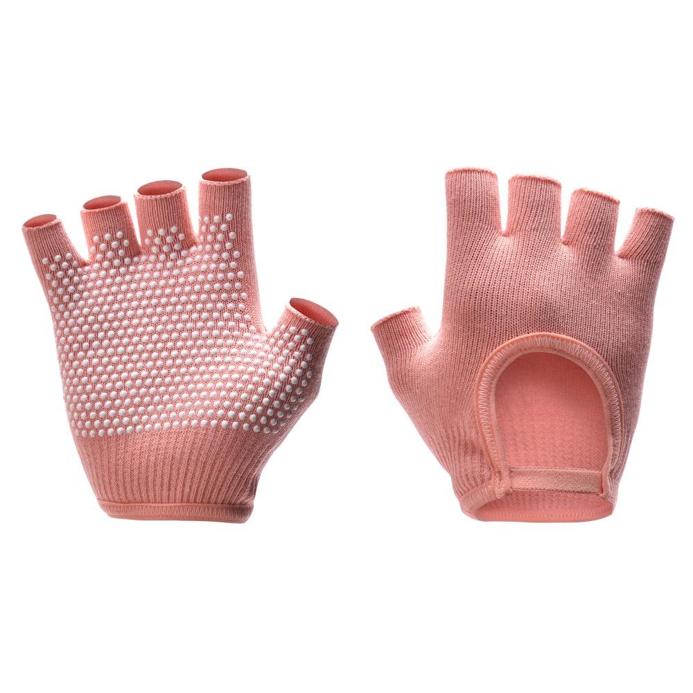 Warm Pilates Gloves Multicolor Gym Fitness Gloves Bicycle Mittens Half Finger Yoga Gloves  Outdoor