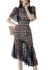 YUANYUAN Party Club Cocktail Summer Tight Short Glue Midi Mini Cabaret Sizes Women's Dress, Dress, Cache-Coeur Dress, Dress, Lace, Shirley, Sheer,