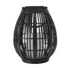 Solar Garden Lantern LED Outdoor Solar Lantern Waterproof Decorative Rattan Lantern For Patio Pathway Courtyard
