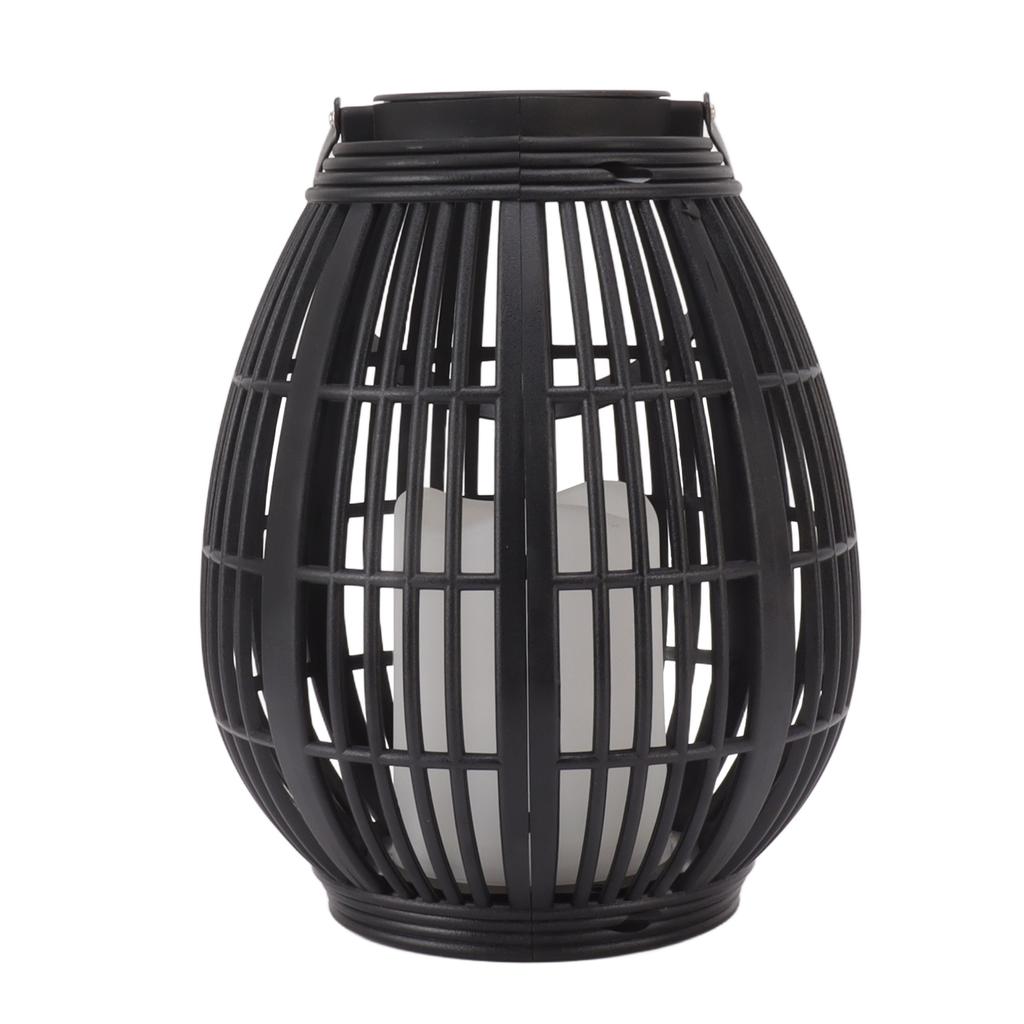 Solar Garden Lantern LED Outdoor Solar Lantern Waterproof Decorative Rattan Lantern For Patio Pathway Courtyard