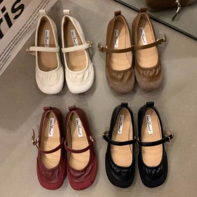 Designer Silberne Damen Ballerinas Mode Damen Casual Weiche Sohle Flats Frühling Damen Komfort Flache Ballerinas