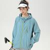 UPF10 + Sunscreen Top Jacket Men's Summer Ice Silk Hooded Sports Fishing Sunscreen Clothing Outdoor Light Sunscreen Clothing Women