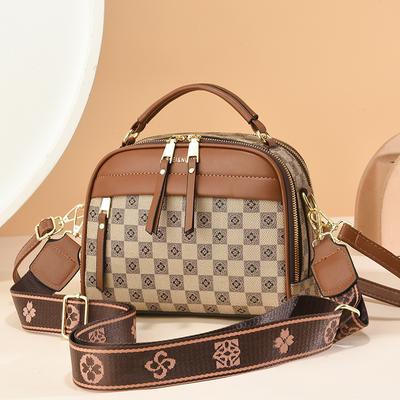 Popular Bag Women's 2025 New High-end Small Square Bag Pu Large-capacity Women's Handbag Versatile Women's Bag
