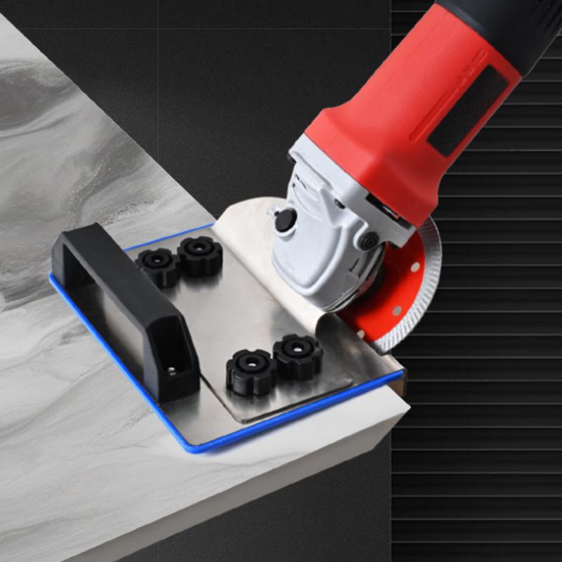 Angle Grinder Stand For Tile 45°Chamfer Cutting Type 100 Angle Grinder Attachment Stainless Steel Portable Chamfered Bracket