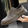 Fashion Men Classy Outdoor Soft Sole Casual Shoe Leather Comfortable Leather Handmade Daily Sports Shoes Breathable Trendy Brand Sneakes