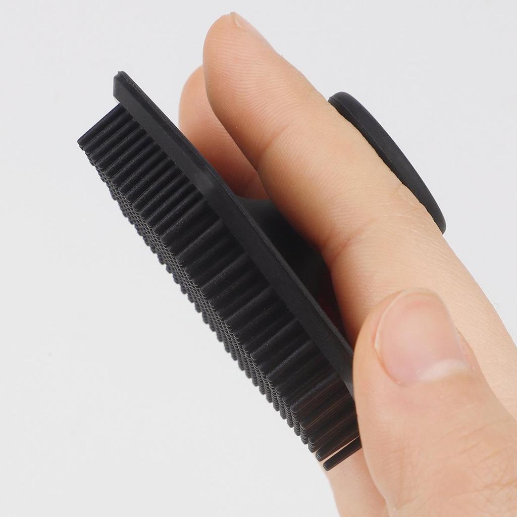Silicone Beard & Face Cleansing Brush: Exfoliates, Removes Blackheads, Massages, and Removes Makeup