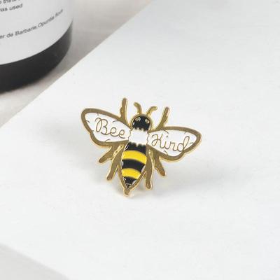 Trendy Brosche aus Emaillelegierung mit Tiermotiven und Biene